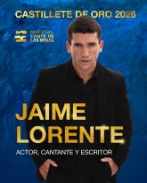 El actor murciano Jaime Lorente recibe el �Castillete de Oro� del Cante de las Minas
