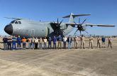 Primera revisión del A400M del Ejército del Aire en la Maestranza Aérea de Sevilla
