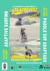 Se presentan las jornadas de surf y paddle sup adaptados que se celebrarn en la playa de Ia Reya