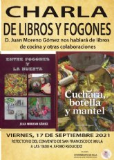 Charla: «De libros y fogones» por Juan Moreno Gómez