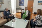La alcaldesa de Cartagena ha recibido al empresario y ex poltico Marcos de Quinto