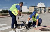 El Ayuntamiento de Archena intensifica la limpieza de imbornales ante el riesgo de lluvias