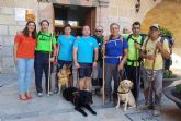 La Asociacin de Usuarios de Perros Gua de la Comunidad Valenciana peregrina a Caravaca de la Cruz