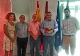 Visita de la Cofradía de San Ginés de la Jara al Alcalde de la Unión