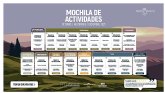 La 'Mochila de Actividades' ofrece ms de 25 propuestas para disfrutar de la naturaleza este otono