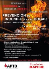 Webinar para formadores en materia de prevencin de incendios en el hogar