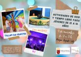 El Ayuntamiento de Puerto Lumbreras organiza el próximo viernes varias actividades de ocio y tiempo libre para jóvenes a partir de 12 años