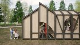 Premio al diseno de cabanas para mobiliario urbano en el que ha colaborado un alumno de Arquitectura