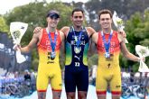 Lluvia de medallas para los deportistas murcianos en la Copa del Mundo de Triatln de San Pedro de La Paz (Chile)