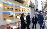 Carmen Artigas pinta el Beln del Gaya con ocho obras en acrlico para viajar a los recuerdos de infancia