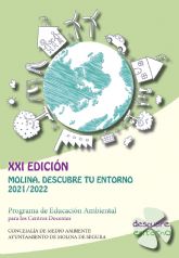 El Ayuntamiento de Molina de Segura presenta la vigsimo primera edicin del Programa de Educacin Ambiental Molina, Descubre tu entorno