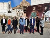 Monteagudo luce un nuevo mural dedicado a Alfonso X El Sabio y el Rey Lobo