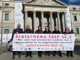 La Plataforma EBEP 36.3 advierte al PP en el Congreso del dficit de representacin sindical democrtica en las Administraciones