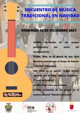 Encuentro de música tradicional en Navidad - Archena 2021