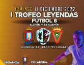 El club Cantera Lorca Deportiva celebrar, este prximo domingo, el 'I Torneo Leyendas Ftbol 8' en categoras alevn y benjamn