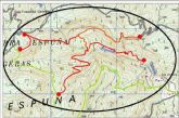 Se restringirá el tránsito temporal a personas y vehículos en las zonas de Carmona-Cuevas Luenga y Solana de Pedro López, en Sierra Espuña