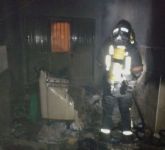 Bomberos de Cartagena sofocan un incendio en Pozo Estrecho