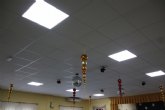 El teleclub de La Costera estrena un nuevo techo acstico y luminarias LED