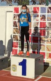Impresionante debut de Ana Sánchez como atleta del UCAM Atletismo Cartagena
