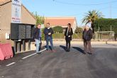 El alcalde de Lorca visita el Camino de Los Canarios, en  Marchena, tras los trabajos de arreglo del firme y el reasfaltado de la va