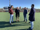La Concejala de Deportes destina 460.000 euros para renovar el campo de ftbol de Cabezo de Torres
