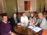 La alcaldesa de Cehegín se reúne con el Equipo Directivo de la Escuela Oficial de Idiomas