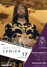 Comarcal TV retransmitir la eucarista de Mircoles de Ceniza en honor del Cristo del Rescate