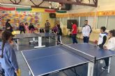 El programa ADE y el ALSA C.D.T.M Cartagena celebran unas jornadas de tenis de mesa en el CEIP Stella Maris