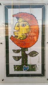 Cultura declara bien inventariado los murales cermicos de Jos Mara Prraga en el colegio que lleva su nombre en El Palmar