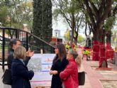 Murcia mejora la accesibilidad con la remodelación de la acera peatonal en la Avenida de los Pinos