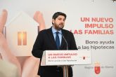 Lpez Miras anuncia que 'el bono de ayuda a las hipotecas ser un pago de 300 euros' para familias con rentas por debajo de la media