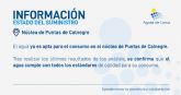 El agua potable de la red municipal del ncleo de Puntas de Calnegre ya es apta para el consumo