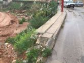 El Ayuntamiento de Lorca llevar a cabo mejoras en zonas de las pedanas de Pozo Higuera y Almendricos que se ven afectadas cada vez que se producen lluvias torrenciales