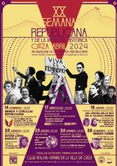 El Club Atalaya-Ateneo de la Villa de Cieza organiza la XX Semana Republicana y de la Memoria Histrica