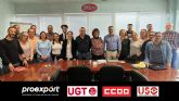 Proexport y sindicatos inician las negociaciones del convenio colectivo del manipulado y envasado del tomate fresco de la Región de Murcia