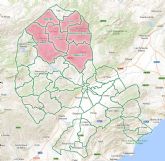 Corte de suministro de agua en varias pedanas de Lorca manana