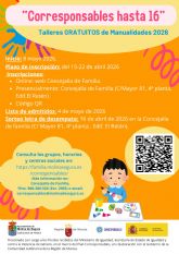 La Concejalía de Familia de Molina de Segura abre el plazo de inscripción para los servicios gratuitos Corresponsables hasta 16 y Concilia Vespertino 3-12