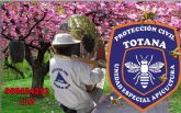 La Unidad de Apicultura de Protección Civil activa el dispositivo de recogida de enjambres de abejas, coincidiendo con la floración primaveral