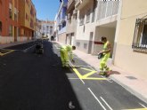 Finalizan las obras de renovación de las redes de agua potable y alcantarillado en la calle Gregorio Cebrián