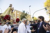 Lpez Miras acompana a la Virgen de la Fuensanta en el 'emocionante' regreso a su santuario ms de dos anos despus