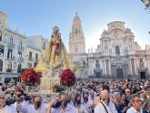 Dos anos despus, la Virgen de la Fuensanta regresa en romera a su santuario