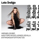 Lola �ndigo actuar� en Sevilla el pr�ximo 23 de septiembre