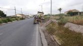 El Gobierno Regional acomete el desbroce y limpieza de varias carreteras del término municipal de Puerto Lumbreras