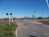 Adif suprimir dos pasos a nivel en Cartagena por 2,5 millones de euros
