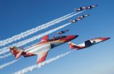 La Patrulla guila vuela por ltima vez sus C‑101 sobre Cartagena este mircoles a las 11:40 horas
