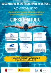 El Ayuntamiento pone en marcha un curso gratuito para desempleados de Socorrista en Instalaciones Acu�ticas