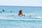 Un simulacro en La Manga del Mar Menor contribuirá a evitar ahogamientos este verano