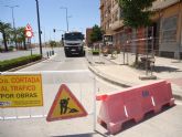 Comienzan las obras para la instalación de un tramo de la red de alcantarillado entre la avenida Juan Carlos I y la calle Ramón y Cajal