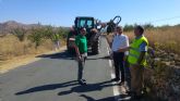 Mejora la visibilidad y el drenaje de la carretera regional que une las pedanías abanilleras de Cañada de la Leña y El Cantón