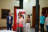 El rector de la UMU recibe a los estudiantes de Secundaria de la Regin de Murcia premiados en la XI Olimpiada Española de Economa